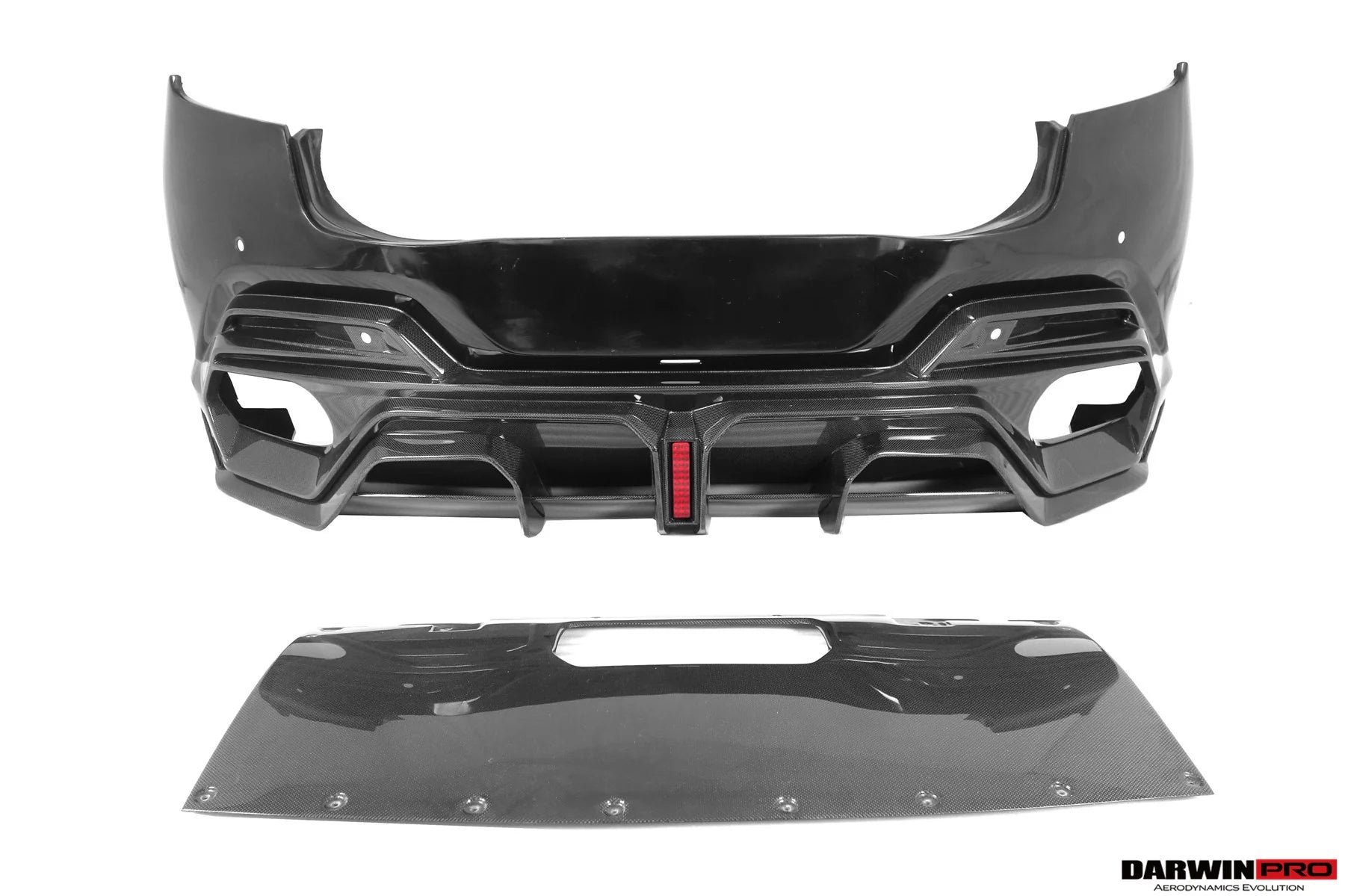 Set includes:

Front Bumper
Hood / Bonnet
Side Skirts
Fender Flares
Rear Bumper
Material: Carbon

NOTE: Professional installation is required.