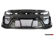 Set includes:

Front Bumper
Hood / Bonnet
Side Skirts
Fender Flares
Rear Bumper
Material: Carbon

NOTE: Professional installation is required.