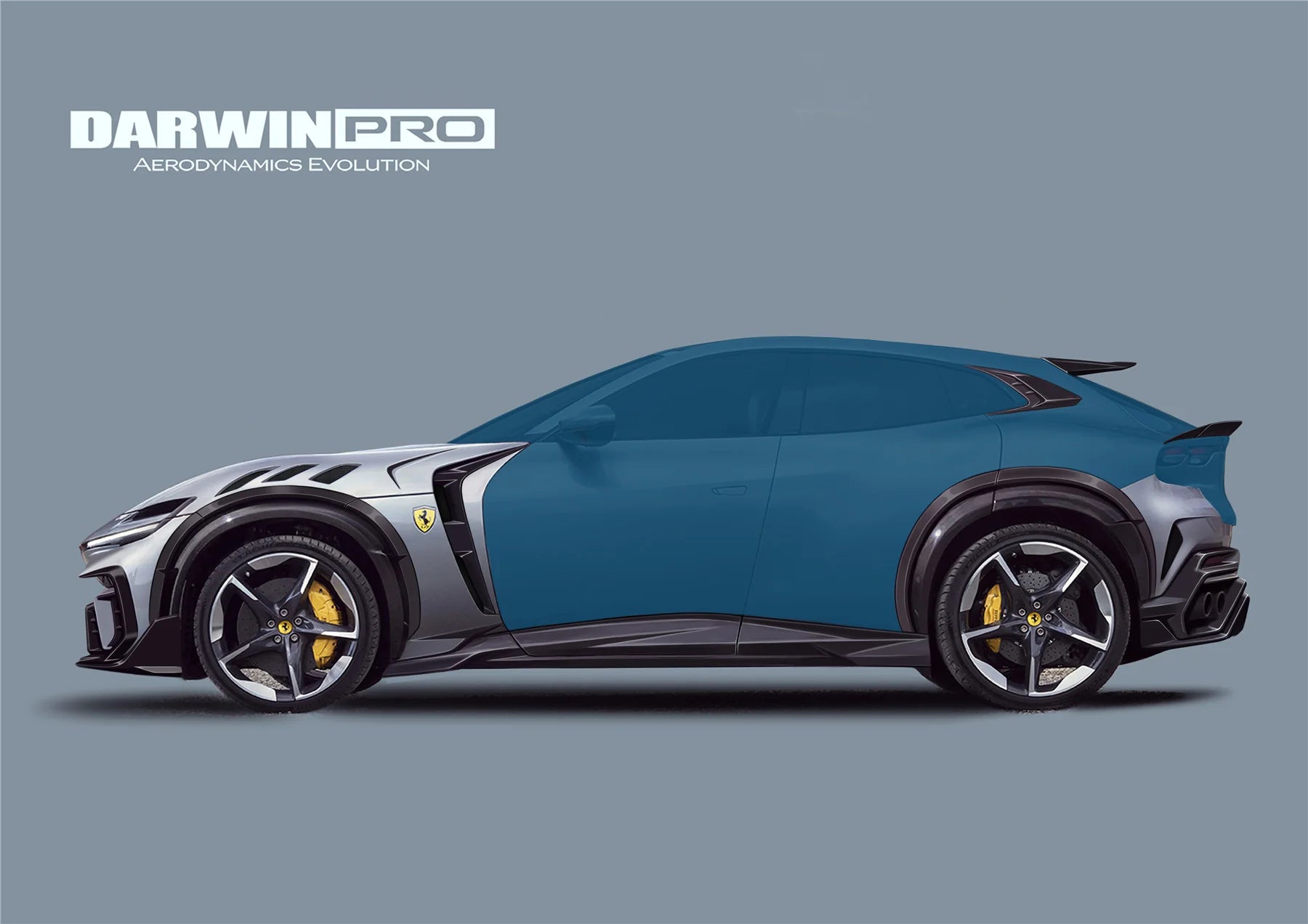 Set includes:

Front Bumper
Hood / Bonnet
Side Skirts
Fender Flares
Rear Bumper
Material: Carbon

NOTE: Professional installation is required.