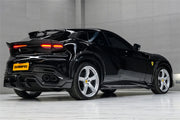 Set includes:

Front Bumper
Hood / Bonnet
Side Skirts
Fender Flares
Rear Bumper
Material: Carbon

NOTE: Professional installation is required.