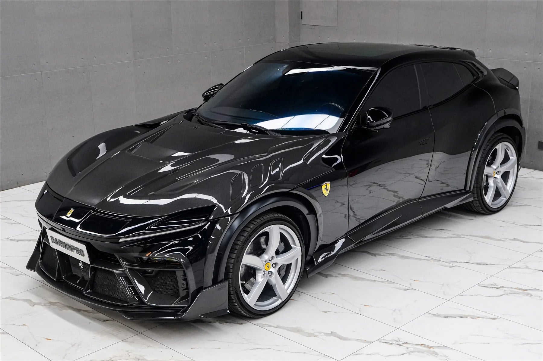 Set includes:

Front Bumper
Hood / Bonnet
Side Skirts
Fender Flares
Rear Bumper
Material: Carbon

NOTE: Professional installation is required.