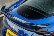 AUTHENTIC DARWINPRO CARBON BODY KIT for FERRARI ROMA 2020+ Forza Performance Custom fit BKSS Style
Set includes:

Front Lip Splitter
Hood Bonnet
Side Skirts
Rear Diffuser
Rear Wing Spoiler or Rear Spoiler (your choice)
Material: Carbon (Can be made in Forged Carbon or Dry Carbon)

NOTE: Professional installation is required.