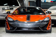 AUTHENTIC DARWINPRO CARBON FRONT BUMPER COVER for MCLAREN 540C 570S 570GT 600LT 2015 - 2021
Set includes:

Front Bumper Cover
Material: Carbon (Can be made in Forged Carbon)

NOTE: Professional installation is required