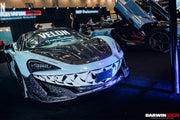 AUTHENTIC DARWINPRO CARBON FRONT BUMPER LIP for MCLAREN 600LT 2018 - 2021
Set includes:

Front Bumper Lip
Material: Carbon

NOTE: Professional installation is required