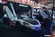 AUTHENTIC DARWINPRO CARBON FRONT BUMPER LIP for MCLAREN 600LT 2018 - 2021
Set includes:

Front Bumper Lip
Material: Carbon

NOTE: Professional installation is required