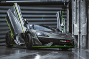AUTHENTIC DARWINPRO CARBON FRONT FENDERS for MCLAREN 540C 570S 600LT 2015 - 2021
Set includes:

Front Fenders
Material: Carbon

NOTE: Professional installation is required