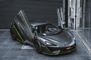 AUTHENTIC DARWINPRO CARBON FRONT FENDERS for MCLAREN 540C 570S 600LT 2015 - 2021
Set includes:

Front Fenders
Material: Carbon

NOTE: Professional installation is required