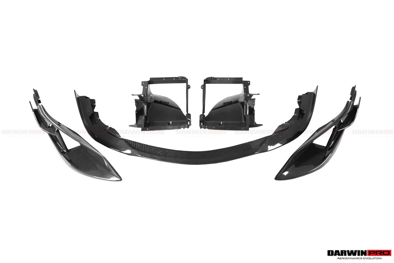 AUTHENTIC DARWINPRO CARBON FRONT LIP for MCLAREN 600LT 570S 2015 - 2021
Set includes:

Front Lip
Material: Carbon

NOTE: Professional installation is required