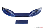 AUTHENTIC DARWINPRO CARBON FRONT LIP SPLITTER for FERRARI ROMA 2020+ Forza Performance Custom fit BKSS Style
Set includes:

Front Lip Splitter
Material: Carbon (Can be made in Forged Carbon or Dry Carbon)

NOTE: Professional installation is required.