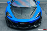 AUTHENTIC DARWINPRO CARBON HOOD BONNET BKSSII for MCLAREN 540C 570S 570GT 600LT 2015 - 2021
Set includes:

Hood Bonnet
Material: Carbon (Can be made in Forged Carbon)

NOTE: Professional installation is required