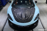 AUTHENTIC DARWINPRO CARBON HOOD BONNET P1 Style for MCLAREN 540C 570S 570GT 600LT 2015 - 2021
Set includes:

Hood Bonnet
Material: Carbon (Can be made in Forged Carbon)

NOTE: Professional installation is required