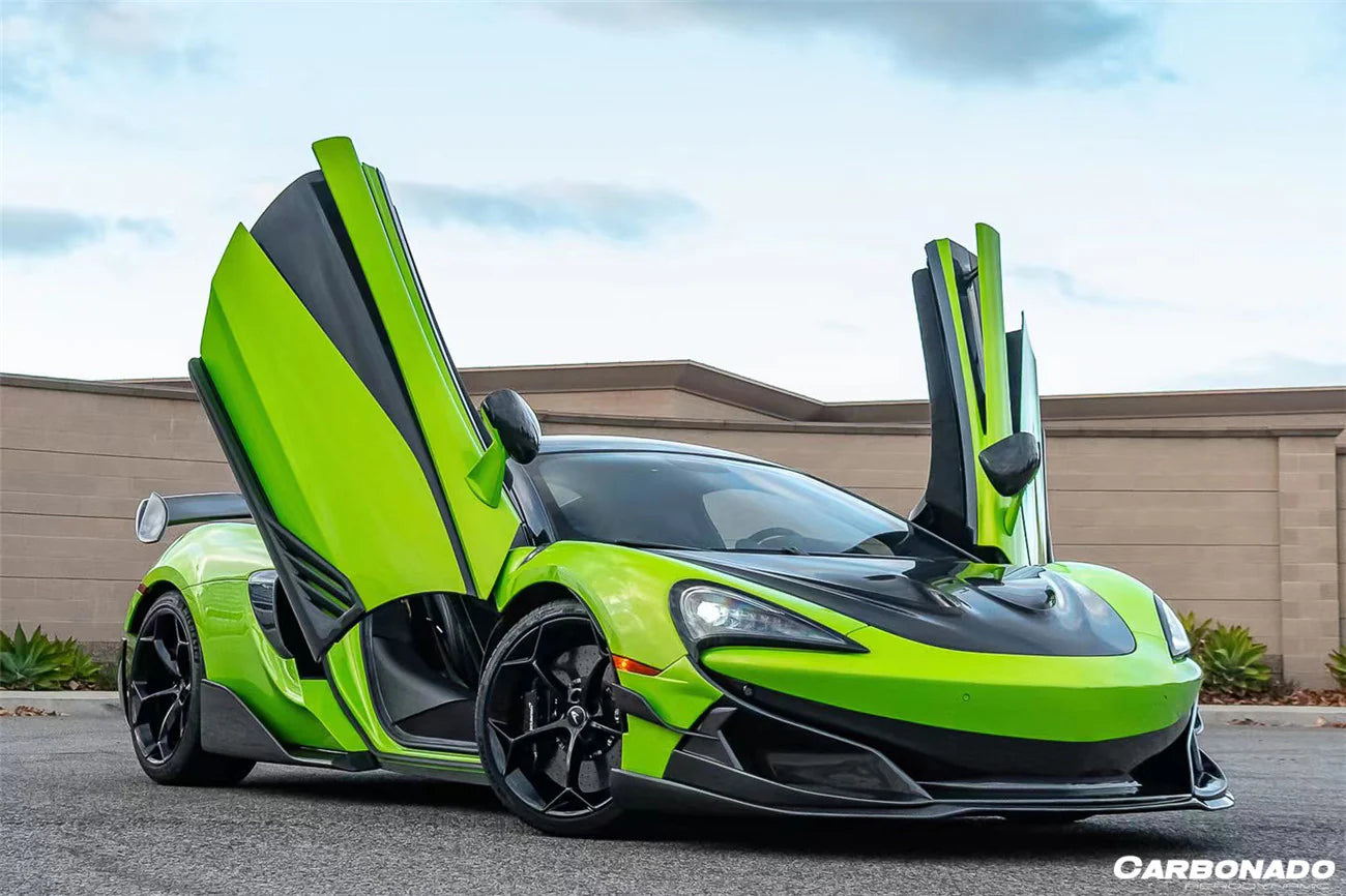 AUTHENTIC DARWINPRO CARBON HOOD BONNET P1 Style for MCLAREN 540C 570S 570GT 600LT 2015 - 2021
Set includes:

Hood Bonnet
Material: Carbon (Can be made in Forged Carbon)

NOTE: Professional installation is required