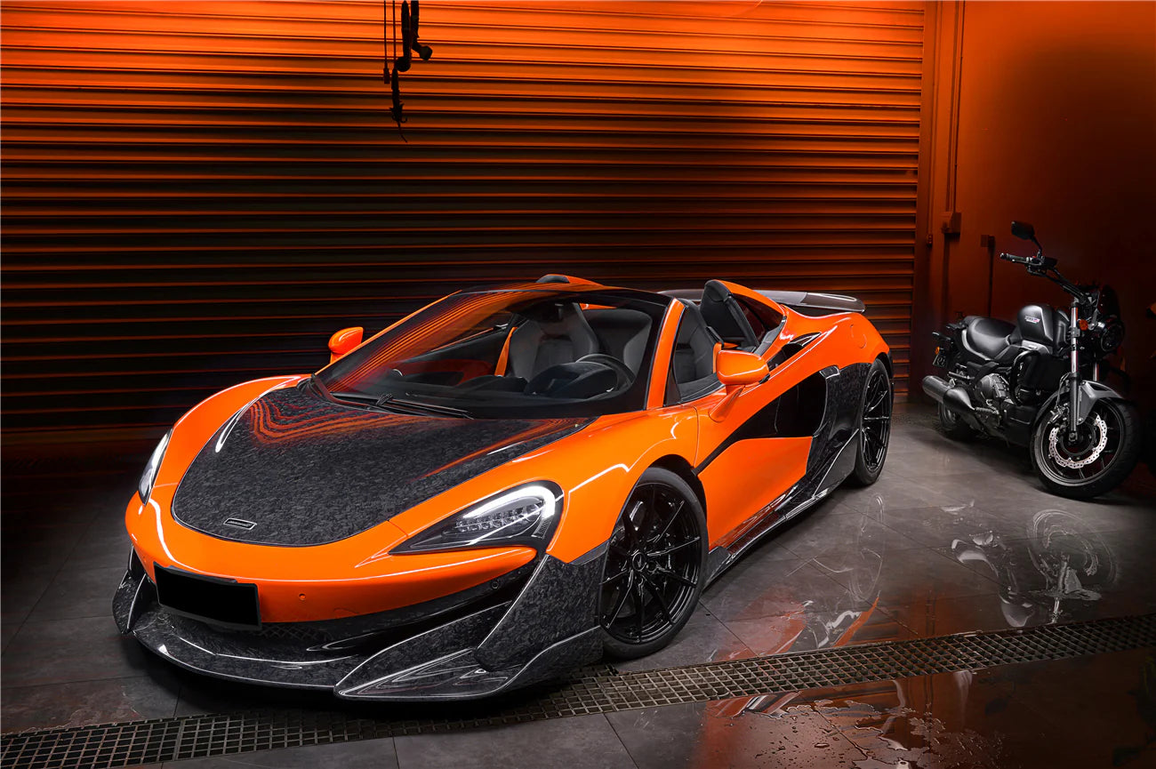 AUTHENTIC DARWINPRO CARBON HOOD BONNET for MCLAREN 540C 570S 570GT 600LT 2015 - 2021
Set includes:

Hood Bonnet
Material: Carbon (Can be made in Forged Carbon)

NOTE: Professional installation is required