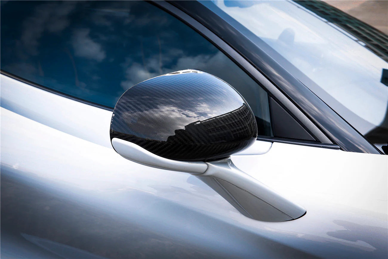 AUTHENTIC DARWINPRO CARBON MIRROR HOUSING for MCLAREN 540c 570s 570gt 600LT 720s 2015 - 2022
Set includes:

Mirrir Housing
Material: Carbon (Can be made in Forged Carbon)

NOTE: Professional installation is required