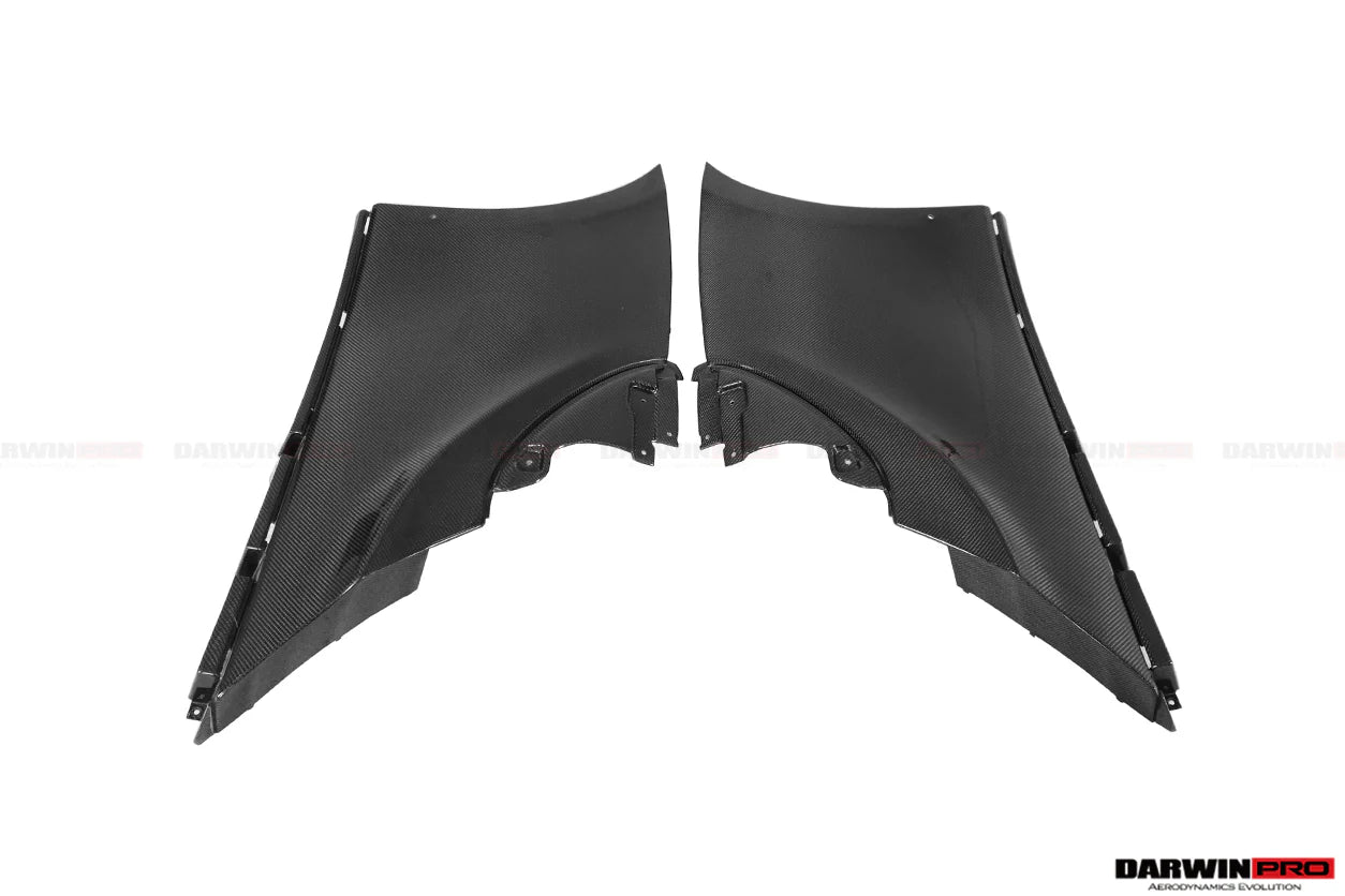 AUTHENTIC DARWINPRO CARBON REAR QUARTER PANEL SIDE SKIRTS for MCLAREN 600LT 2018 - 2021
Set includes:

Rear Quarter Panel Side Skirts
Material: Carbon

NOTE: Professional installation is required
