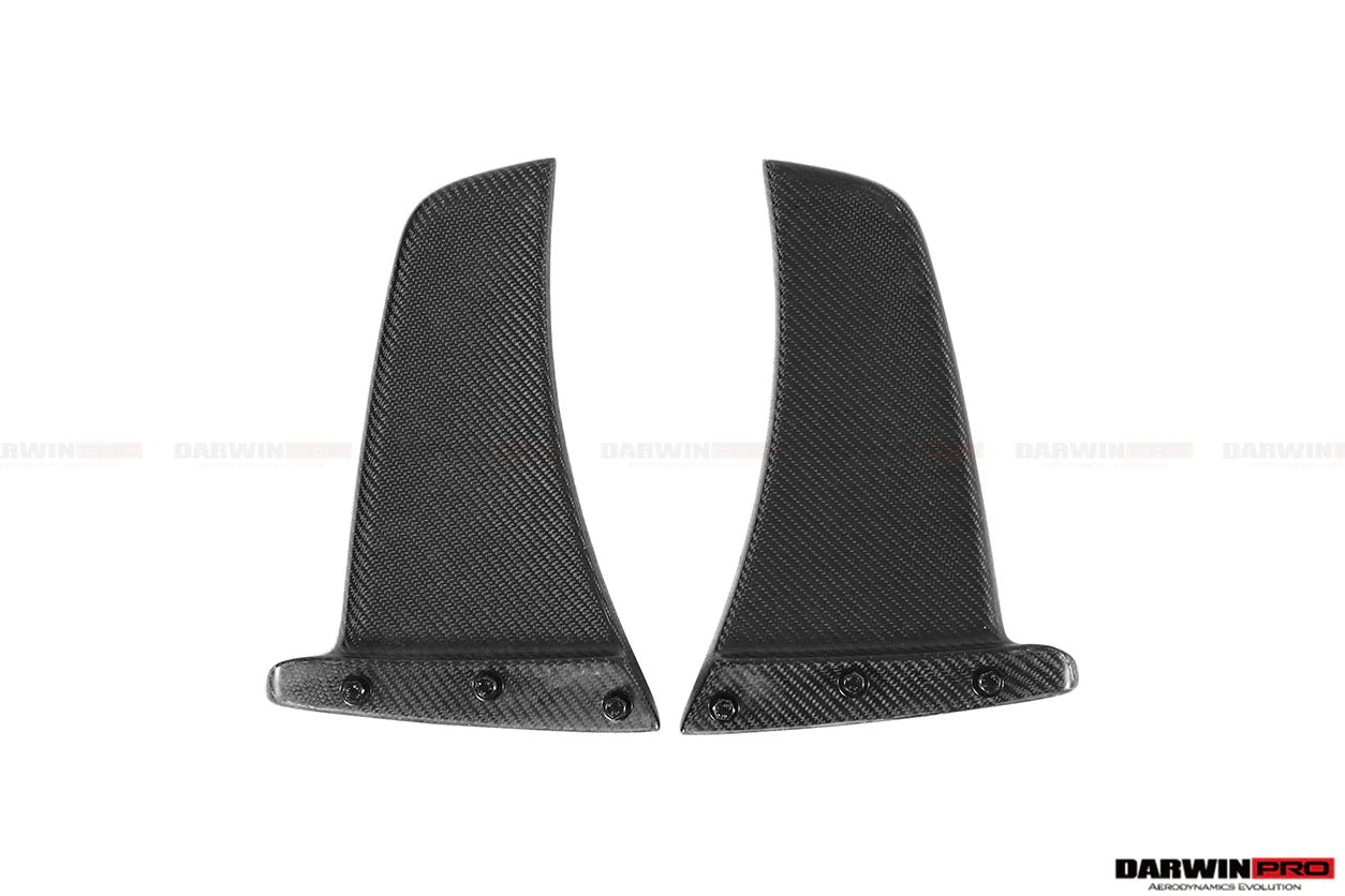 AUTHENTIC DARWINPRO CARBON REAR BUMPER CANARDS for MCLAREN 600LT 2018 - 2021
Set includes:

Rear Bumper Canards
Material: Carbon

NOTE: Professional installation is required