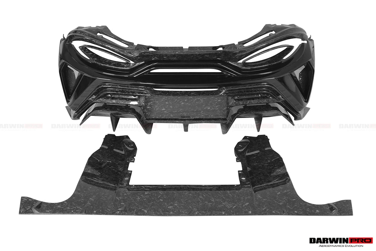 AUTHENTIC DARWINPRO CARBON REAR BUMPER BKSS for MCLAREN 600LT 2018 - 2021
Set includes:

Rear Bumper
Material: Carbon

NOTE: Professional installation is required