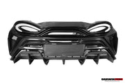 AUTHENTIC DARWINPRO CARBON REAR BUMPER BKSS for MCLAREN 600LT 2018 - 2021
Set includes:

Rear Bumper
Material: Carbon

NOTE: Professional installation is required