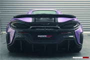 AUTHENTIC DARWINPRO CARBON REAR BUMPER for MCLAREN 600LT 2018 - 2021
Set includes:

Rear Bumper
Material: Carbon

NOTE: Professional installation is required