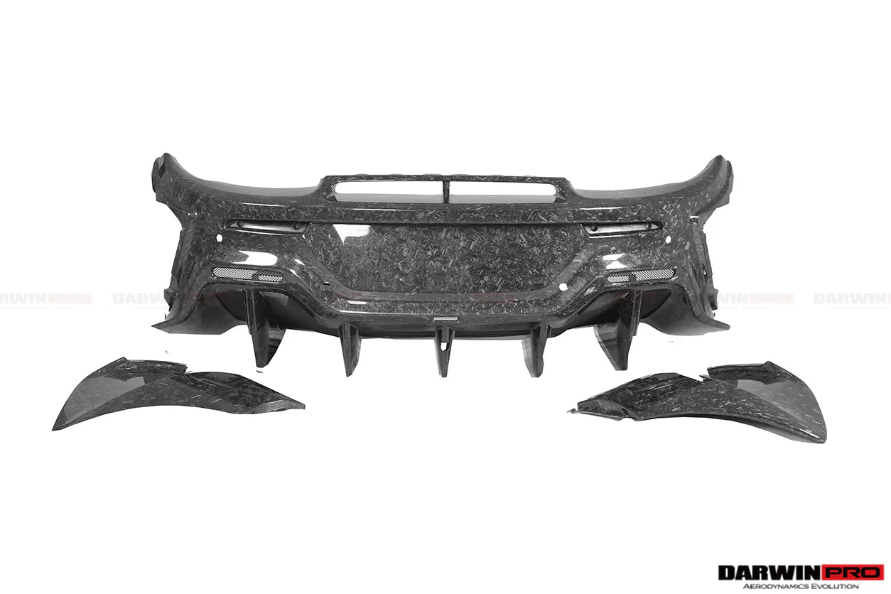 AUTHENTIC DARWINPRO CARBON REAR BUMPER for MCLAREN 600LT 2018 - 2021
Set includes:

Rear Bumper
Material: Carbon

NOTE: Professional installation is required