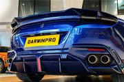 AUTHENTIC DARWINPRO CARBON REAR DIFFUSER for FERRARI ROMA 2020+ Forza Performance Custom fit BKSS Style
Set includes:

Rear Diffuser
Material: Carbon (Can be made in Forged Carbon or Dry Carbon)

NOTE: Professional installation is required.