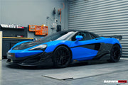 AUTHENTIC DARWINPRO CARBON SIDE SCOOPS for MCLAREN 600LT 2018 - 2021
Set includes:

Side Scoops
Material: Carbon

NOTE: Professional installation is required