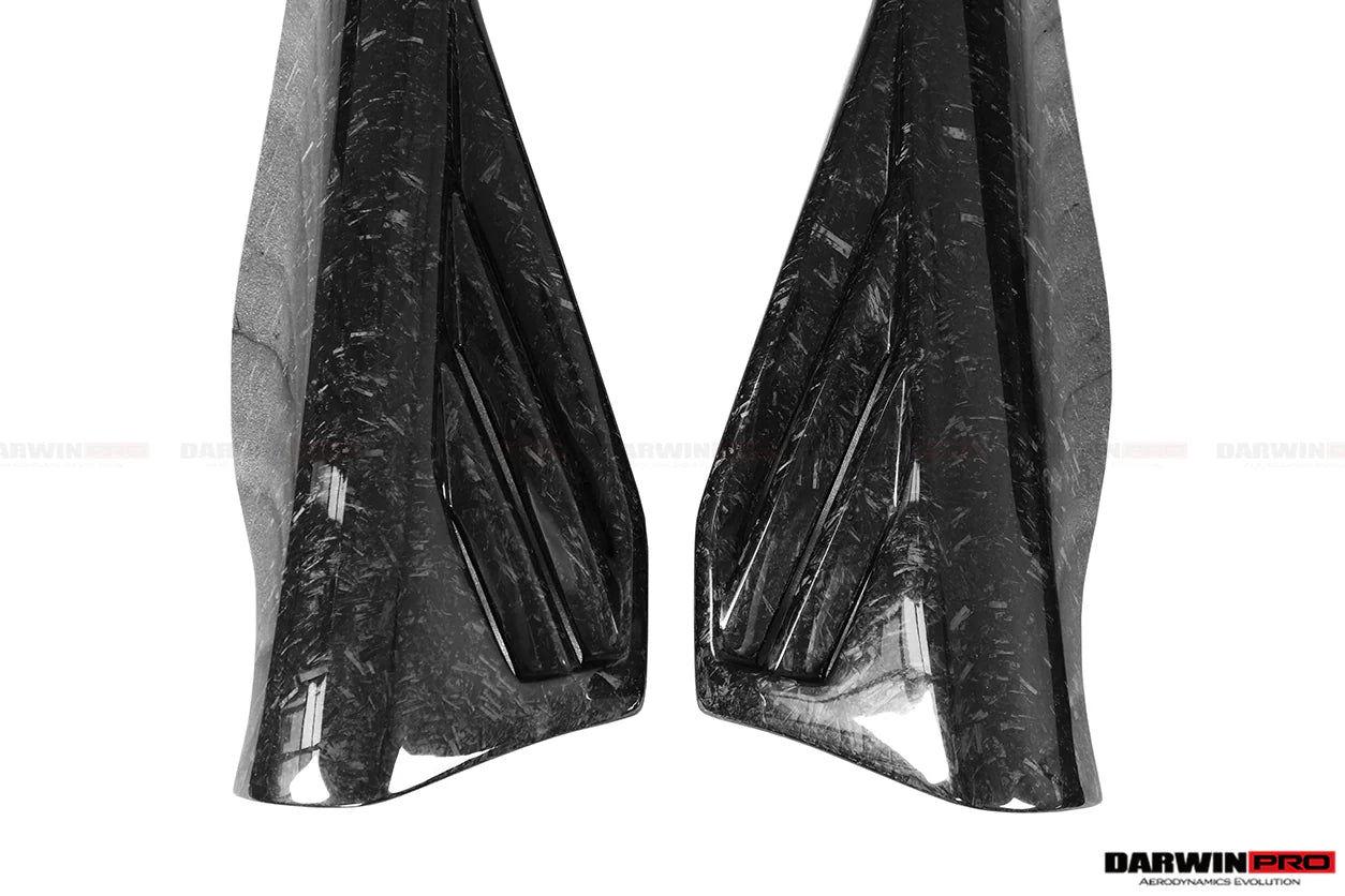 AUTHENTIC DARWINPRO CARBON SIDE SKIRTS for MCLAREN 540C 570S 600LT 2015 - 2021
Set includes:

Side Skirts
Material: Carbon (Can be made in Forged Carbon)

NOTE: Professional installation is required