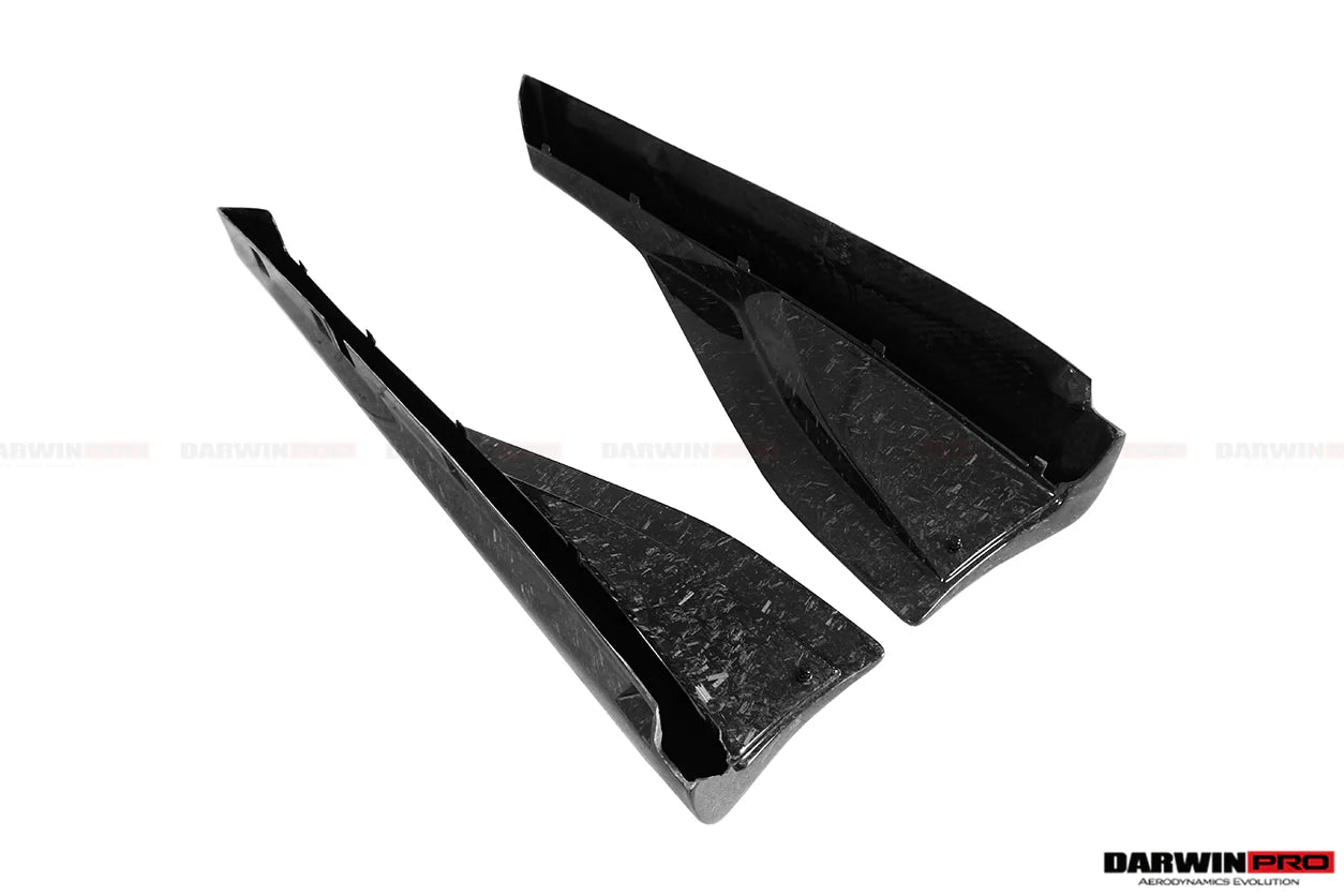 AUTHENTIC DARWINPRO CARBON SIDE SKIRTS for MCLAREN 540C 570S 600LT 2015 - 2021
Set includes:

Side Skirts
Material: Carbon (Can be made in Forged Carbon)

NOTE: Professional installation is required