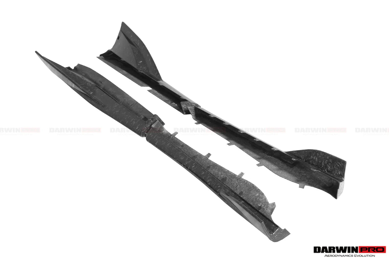 AUTHENTIC DARWINPRO CARBON SIDE SKIRTS for MCLAREN 540C 570S 600LT 2015 - 2021
Set includes:

Side Skirts
Material: Carbon

NOTE: Professional installation is required