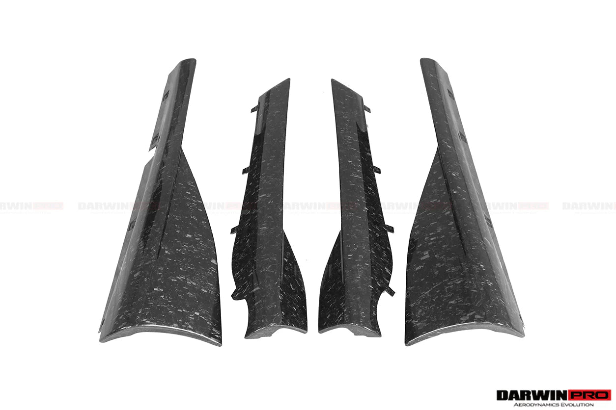 AUTHENTIC DARWINPRO CARBON SIDE SKIRTS for MCLAREN 540C 570S 600LT 2015 - 2021
Set includes:

Side Skirts
Material: Carbon

NOTE: Professional installation is required