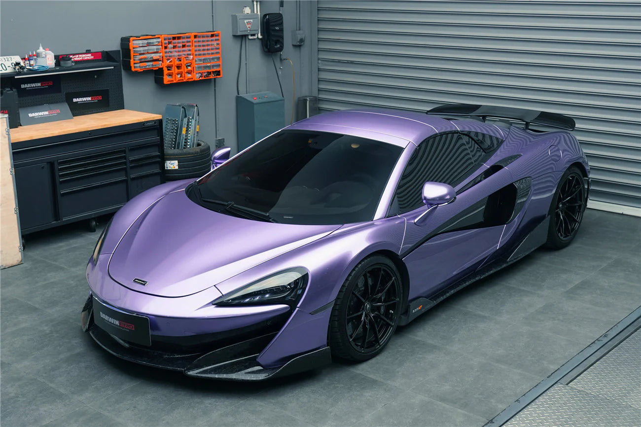 AUTHENTIC DARWINPRO CARBON SIDE SKIRTS for MCLAREN 540C 570S 600LT 2015 - 2021
Set includes:

Side Skirts
Material: Carbon

NOTE: Professional installation is required