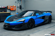 AUTHENTIC DARWINPRO CARBON SIDE SKIRTS for MCLAREN 540C 570S 600LT 2015 - 2021
Set includes:

Side Skirts
Material: Carbon

NOTE: Professional installation is required