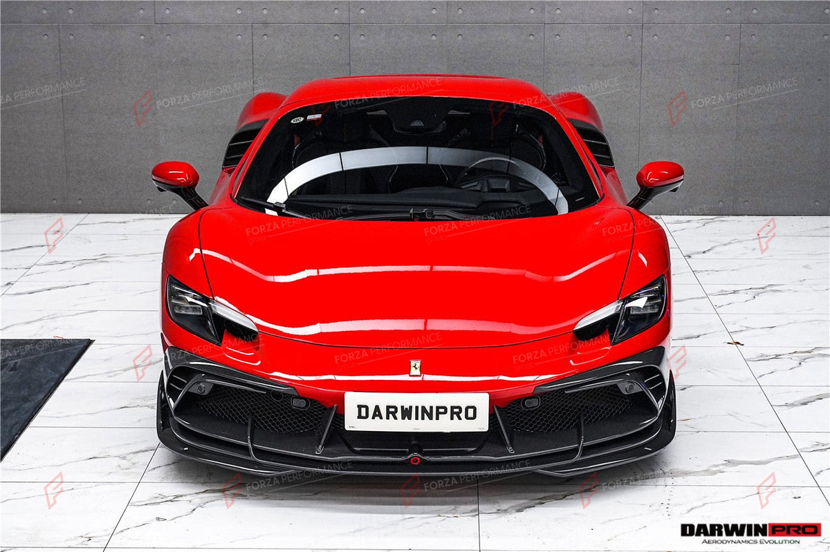 AUTHENTIC DARWINPRO DRY CARBON BODY KIT for FERRARI 296 GTB 2022+
Material: Dry Carbon

NOTE: Professional installation is required.