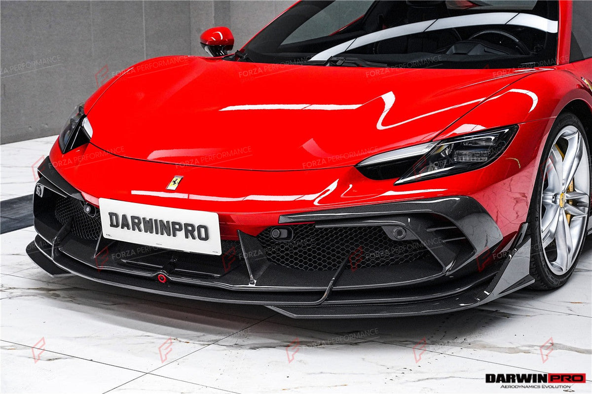 AUTHENTIC DARWINPRO DRY CARBON BODY KIT for FERRARI 296 GTB 2022+
Material: Dry Carbon

NOTE: Professional installation is required.