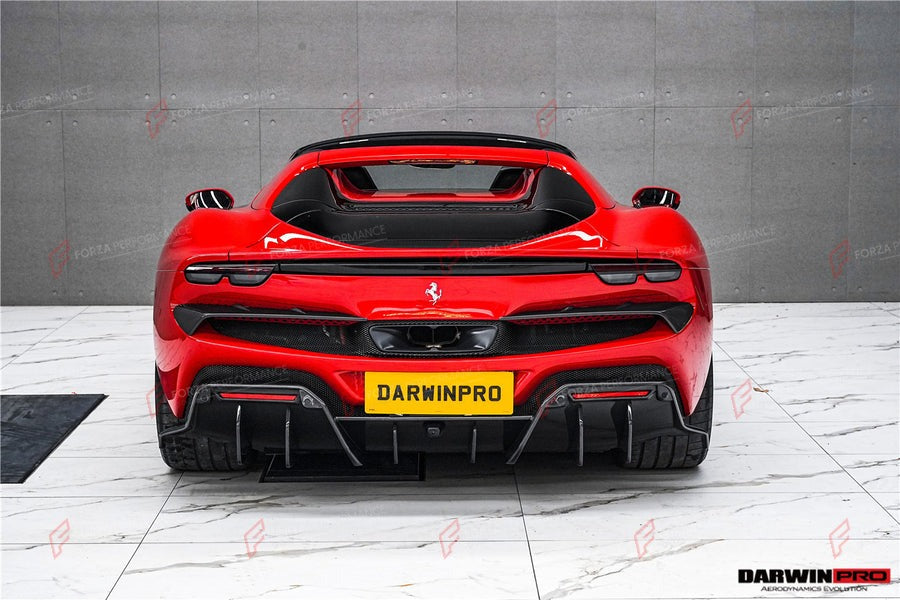 AUTHENTIC DARWINPRO DRY CARBON BODY KIT for FERRARI 296 GTB 2022+
Material: Dry Carbon

NOTE: Professional installation is required.