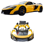 AUTHENTIC DARWINPRO DRY CARBON CONVERSION BODY KIT for MCLAREN 650S 625C MP4-12C 2011 - 2017 to 675LT

Set includes:

Side Skirts
Side Fenders
Rear Bumper
Engine Trunk
Rear Spoiler
Exhaust Tips
Material: Dry Carbon

Note: Professional installation is required