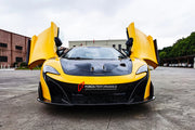 AUTHENTIC DARWINPRO DRY CARBON CONVERSION BODY KIT for MCLAREN 650S 625C MP4-12C 2011 - 2017 to 675LT

Set includes:

Side Skirts
Side Fenders
Rear Bumper
Engine Trunk
Rear Spoiler
Exhaust Tips
Material: Dry Carbon

Note: Professional installation is required