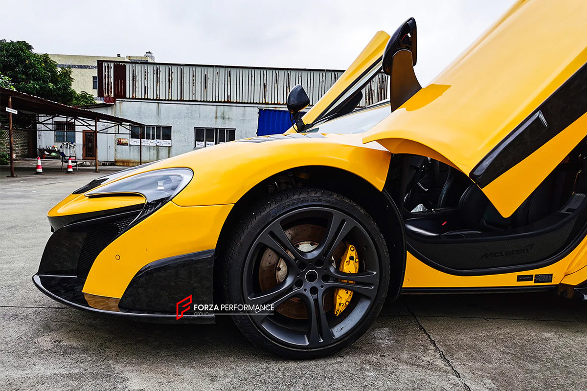 AUTHENTIC DARWINPRO DRY CARBON CONVERSION BODY KIT for MCLAREN 650S 625C MP4-12C 2011 - 2017 to 675LT

Set includes:

Side Skirts
Side Fenders
Rear Bumper
Engine Trunk
Rear Spoiler
Exhaust Tips
Material: Dry Carbon

Note: Professional installation is required