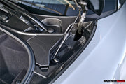 AUTHENTIC DARWINPRO DRY CARBON FRONT TRUNK OPENING SURROUND TRIM SET for MCLAREN 540C 570S 570GT 600LT 2015 - 2021
Set includes:

Front Trunk Opening Surround Trim Set (5pcs)
Material: Dry Carbon

NOTE: Professional installation is required