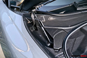 AUTHENTIC DARWINPRO DRY CARBON FRONT TRUNK OPENING SURROUND TRIM SET for MCLAREN 540C 570S 570GT 600LT 2015 - 2021
Set includes:

Front Trunk Opening Surround Trim Set (5pcs)
Material: Dry Carbon

NOTE: Professional installation is required