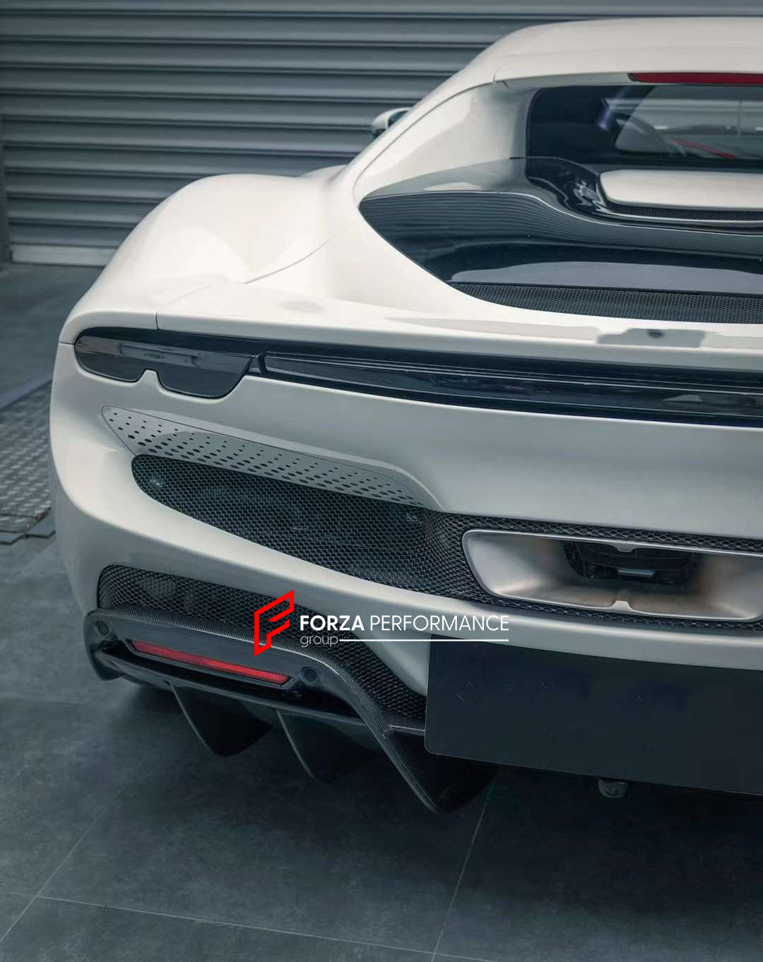 AUTHENTIC DARWINPRO DRY CARBON REAR DIFFUSER for FERRARI 296 GTB ...