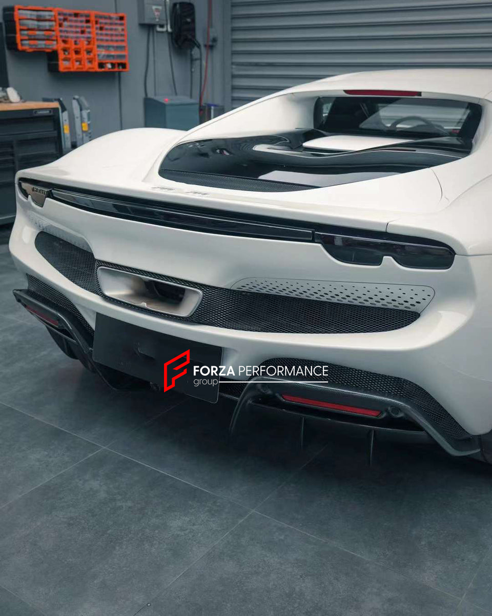 AUTHENTIC DARWINPRO DRY CARBON REAR DIFFUSER for FERRARI 296 GTB