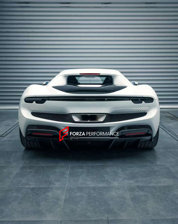 AUTHENTIC DARWINPRO DRY CARBON REAR DIFFUSER for FERRARI 296 GTB ...