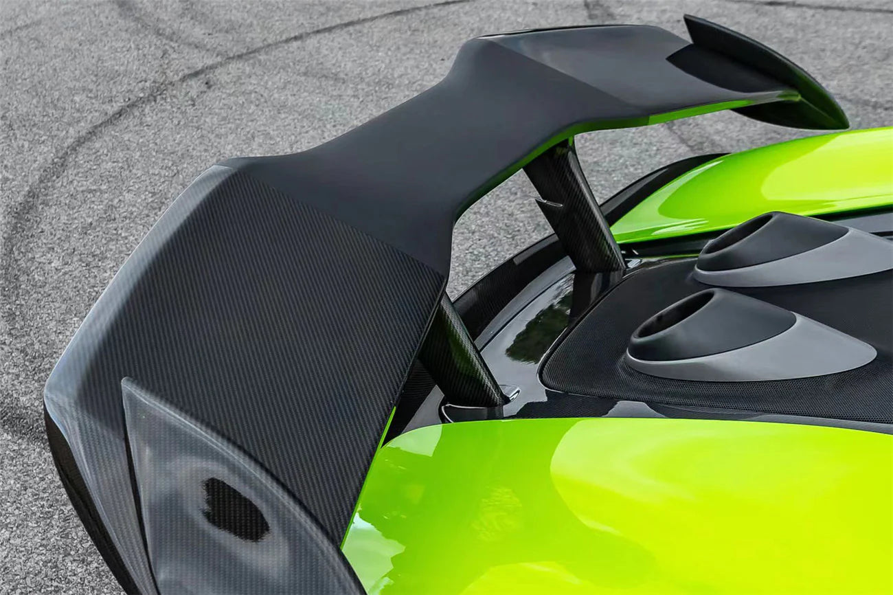 AUTHENTIC DARWINPRO DRY CARBON TRUNK SPOILER for MCLAREN 600LT 2018 - 2021
Set includes:

Trunk Spoiler
Material: Dry Carbon

NOTE: Professional installation is required