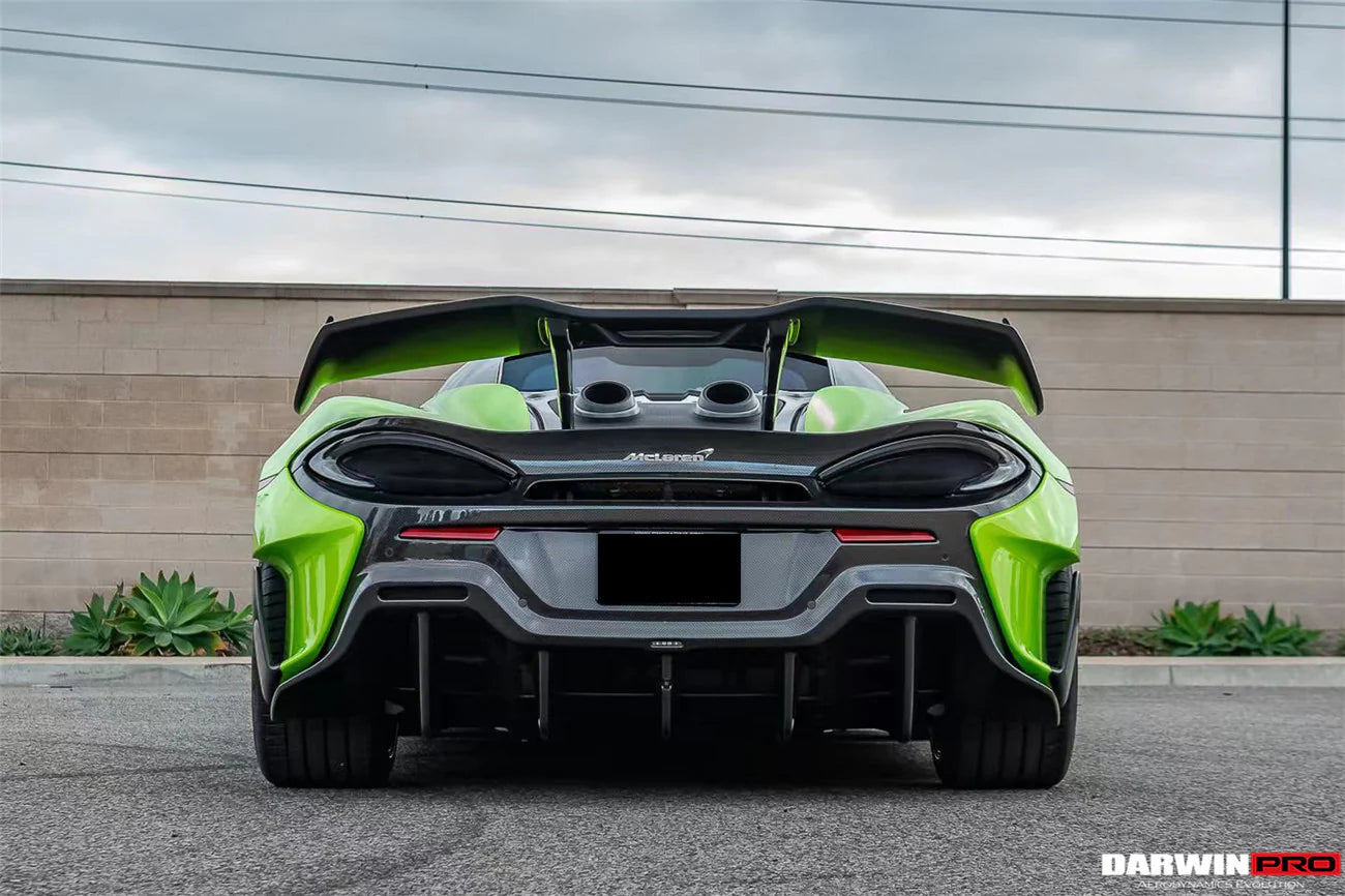 AUTHENTIC DARWINPRO DRY CARBON TRUNK SPOILER for MCLAREN 600LT 2018 - 2021
Set includes:

Trunk Spoiler
Material: Dry Carbon

NOTE: Professional installation is required