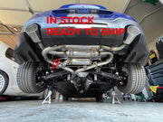 AUTHENTIC FUJITSUBO A-R EXHAUST CATBACK for TOYOTA GR86 SUBARU BRZ II ZN8 ZND 2.4T 2021+

Set includes:

Resonated Mid Pipe

Mufflers
Exhaust Tips

Material: Stainless Steel

Note: Item is in stock and ready to ship immediately. Professional installation is required.

Approximate Shipment Cost: ~$350 