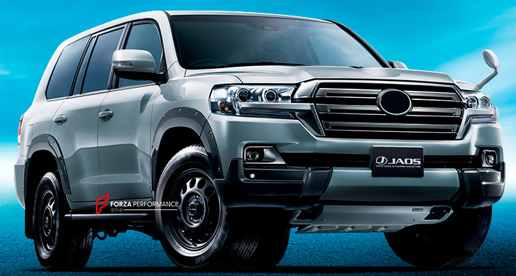 AUTHENTIC JAOS AERO KIT for TOYOTA LAND CRUISER LC 200

Set includes:
Front Bumper Guard
Skid Plate
Fender Flares

Material: Stainless Steel

Note: Professional installation is required.

Keywords ►
Modellista body kit for Toyota Land Cruiser 200, JAOS body kit for Toyota Land Cruiser 200, Toyota Land Cruiser 200 aero kit, Land Cruiser 200 Modellista kit, Land Cruiser 200 JAOS kit, body kit for Toyota LC200, Toyota LC200 Modellista upgrade, Toyota LC200 JAOS off-road kit, front bumper 