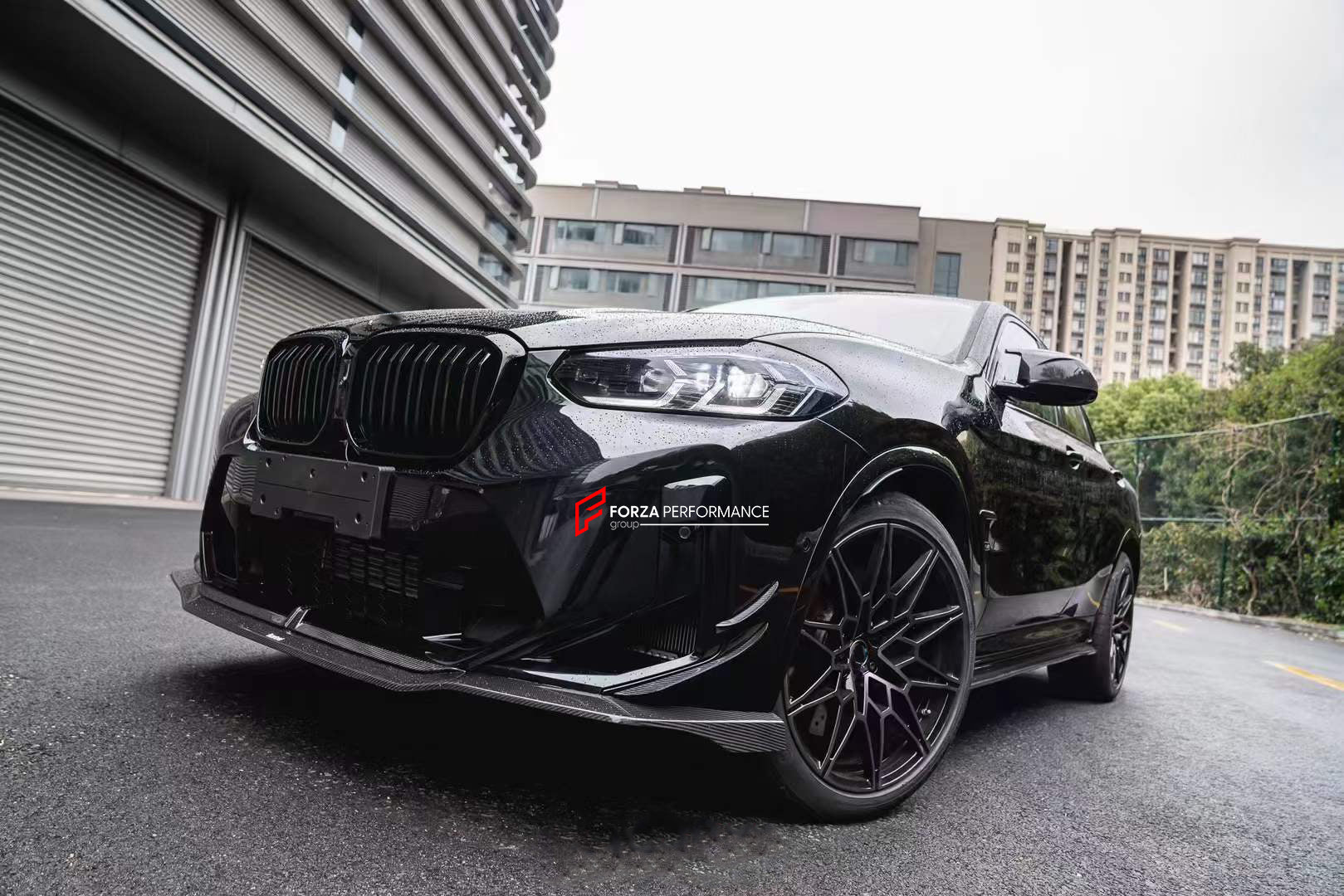 AUTHENTIC KARBEL CARBON FIBER BODY KIT for BMW X4M F98 LCI 2019+  Set includes:  Front Lip Front Splitters Side Skirts Roof Spoiler Rear Spoiler Rear Diffuser