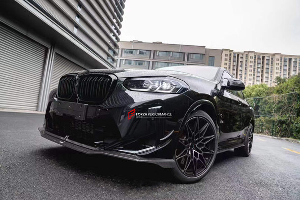 AUTHENTIC KARBEL CARBON FIBER BODY KIT for BMW X4M F98 LCI 2019+  Set includes:  Front Lip Front Splitters Side Skirts Roof Spoiler Rear Spoiler Rear Diffuser
