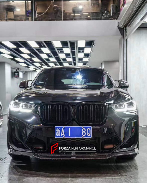 AUTHENTIC KARBEL CARBON FIBER BODY KIT for BMW X4M F98 LCI 2019+  Set includes:  Front Lip Front Splitters Side Skirts Roof Spoiler Rear Spoiler Rear Diffuser